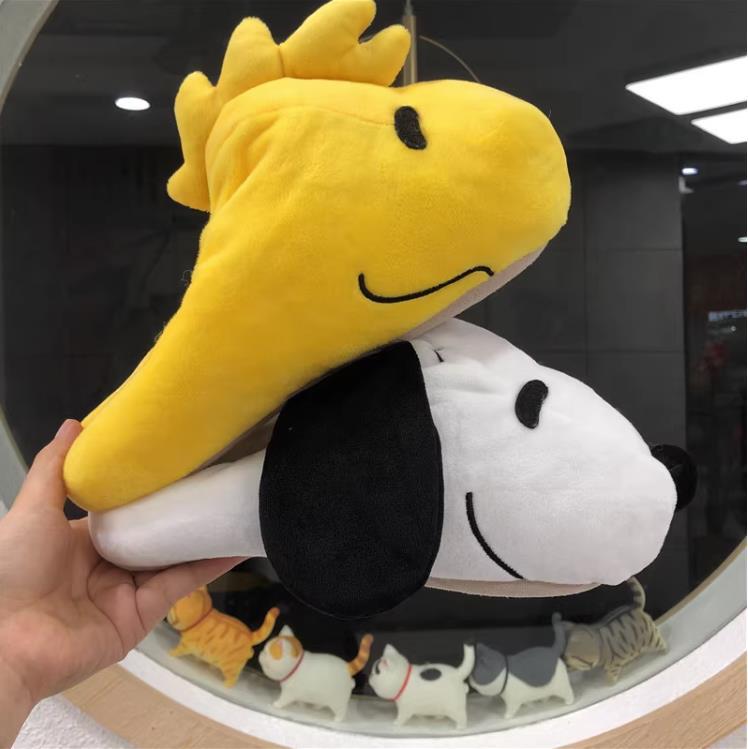 Winter Clothing Cute - Sandal Rumah Lucu Snoopy Plush Wanita