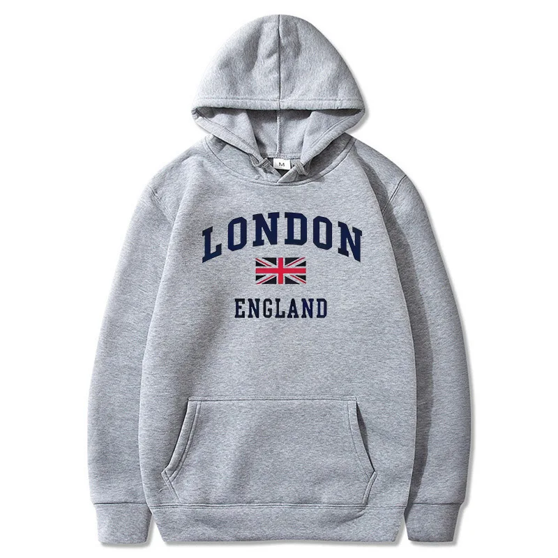 Winter Clothing London - London England Hoodie Pria Sweater Berkerudung