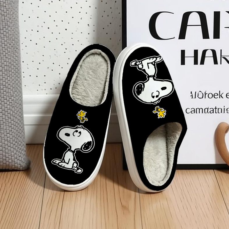 Winter Clothing Cute - Sandal Katun Kartun Snoopy Peanuts Lucu,