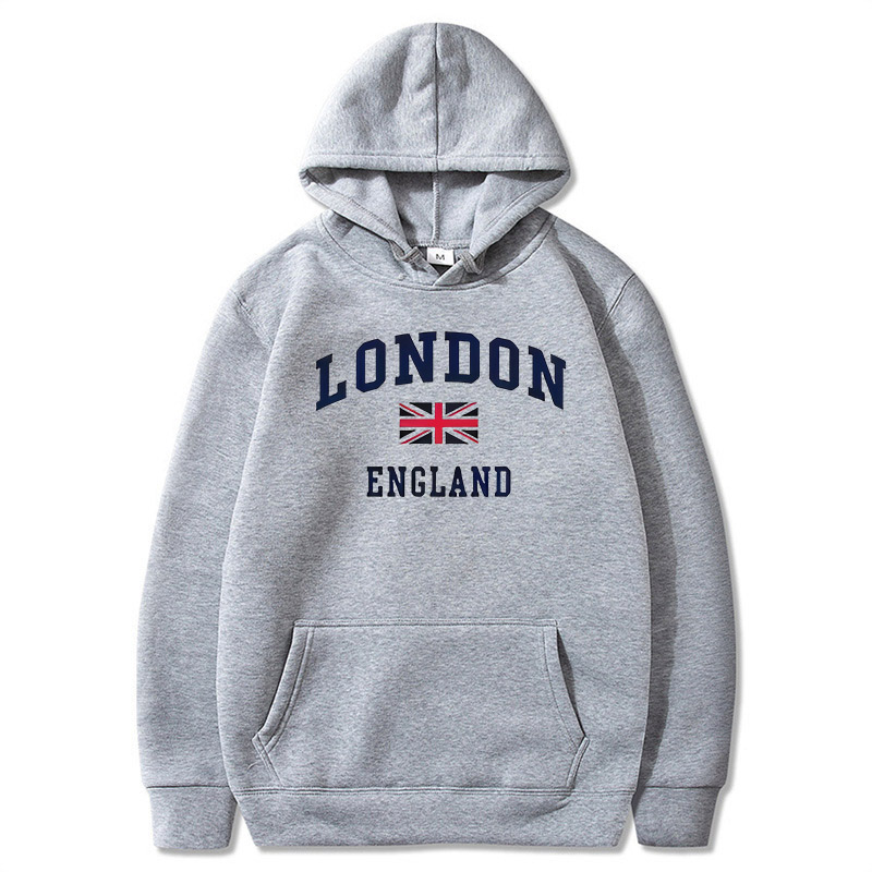 Winter Clothing London - London England Hoodie Pria Sweater Berkerudung