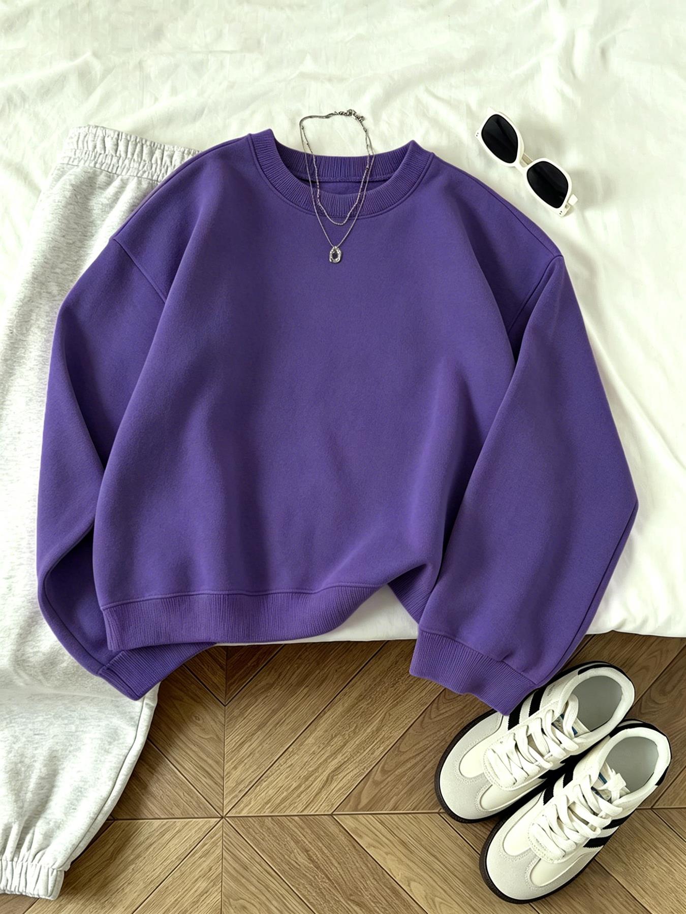Sweatshirt Wanita Kasual O-Nec - Winter Clothing On Sale Women'S ulasan dan harga