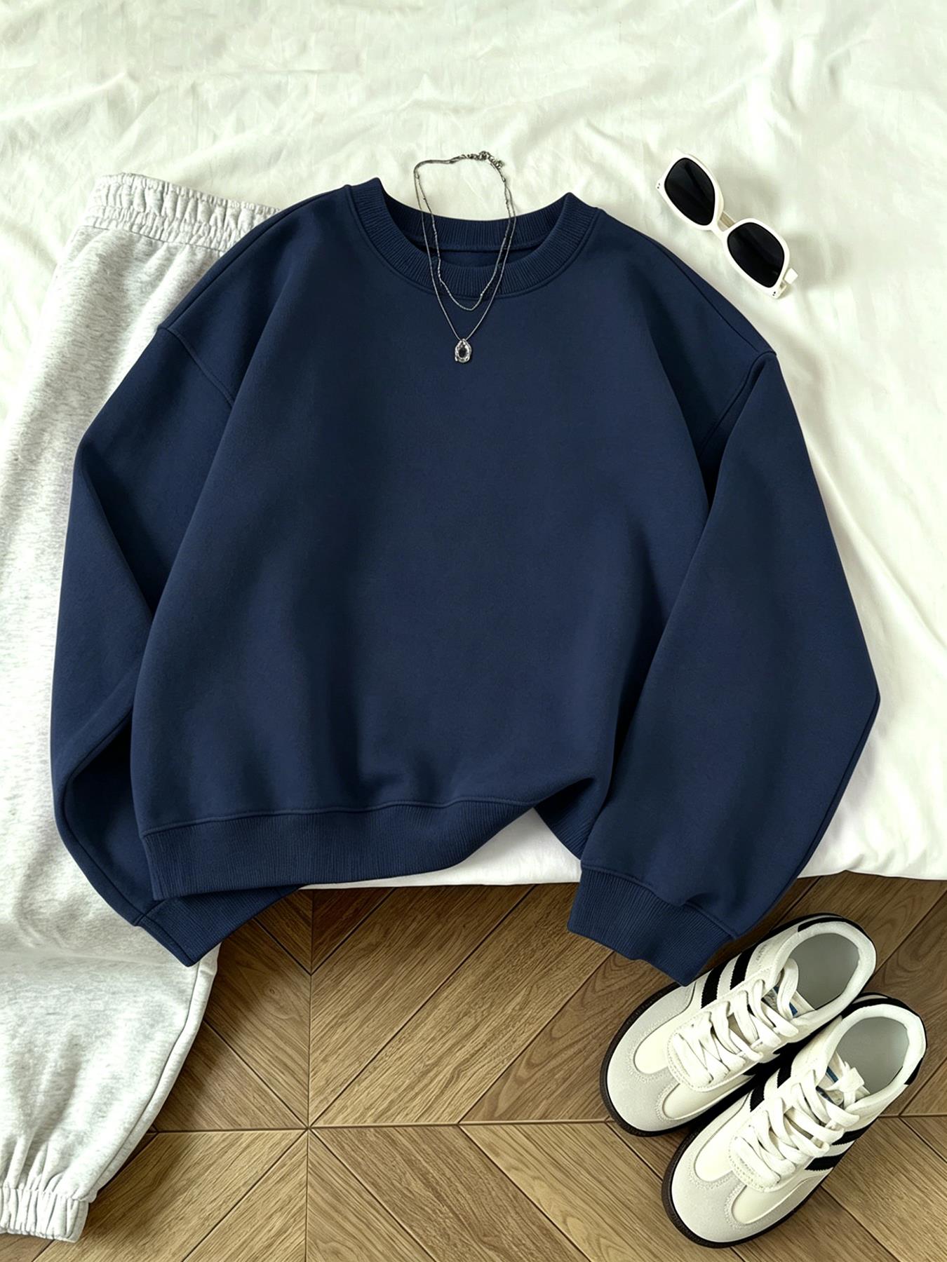 Sweatshirt Wanita Kasual O-Nec - Winter Clothing On Sale Women'S ulasan dan harga