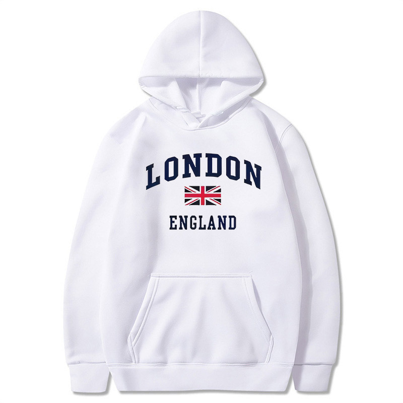 London England Hoodie Pria Swe - Winter Clothing London ulasan dan harga