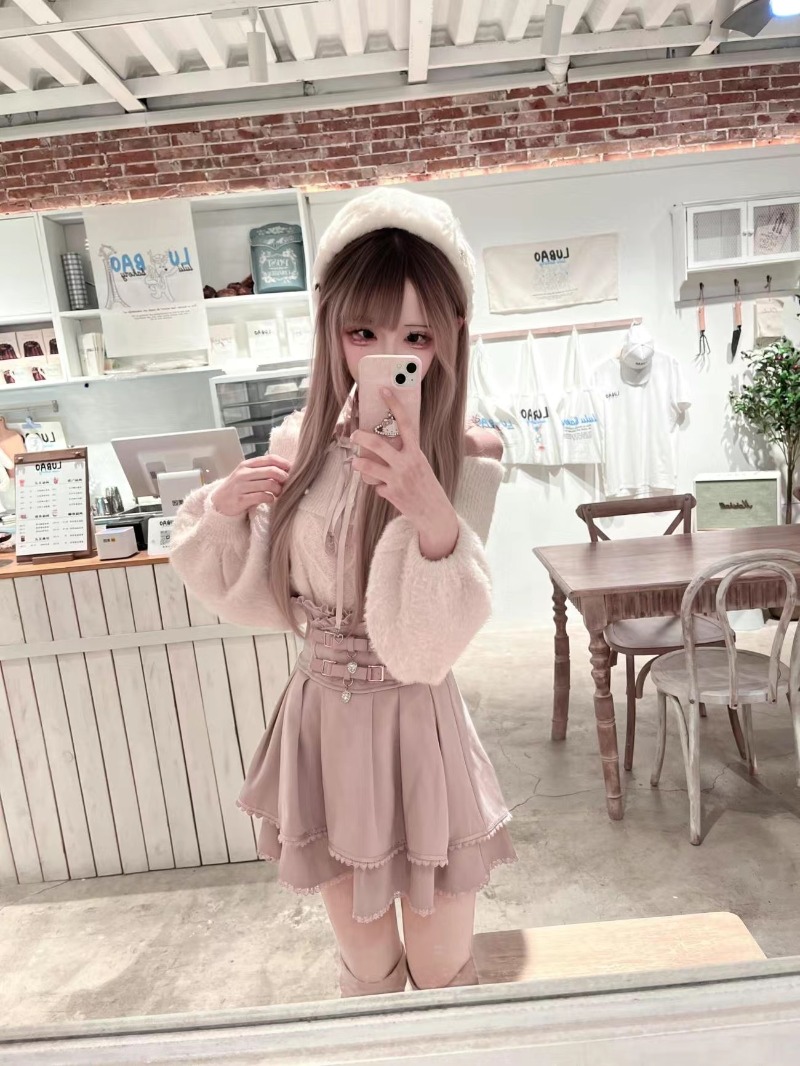 Sweter Bahu Terbuka Gaya Lolit - Winter Clothing Cute ulasan dan harga