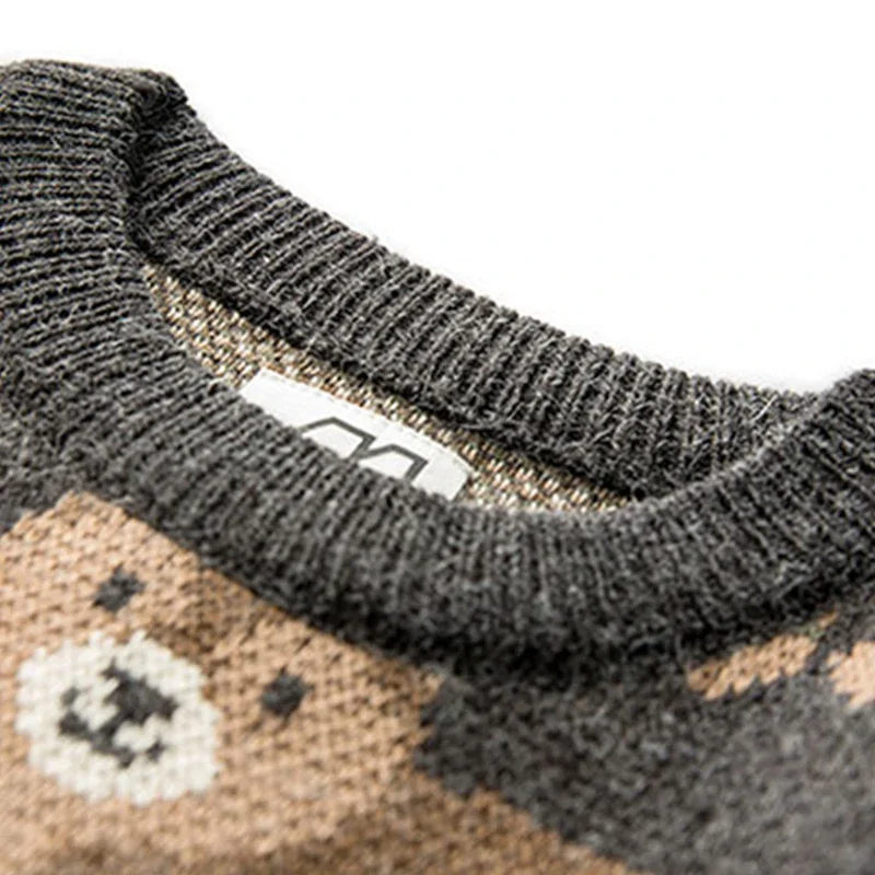 Y2k Sweater rajut Jepang Pria  - Winter Clothing Cute ulasan dan harga