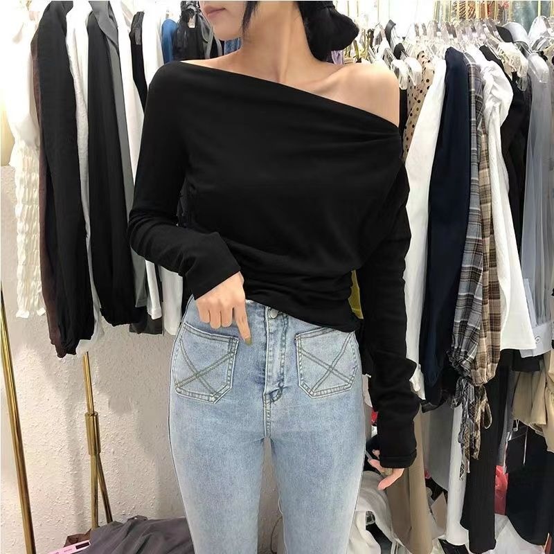 Kaos Wanita Slim Plain 2025 Of - Winter Clothing On Sale Women'S ulasan dan harga