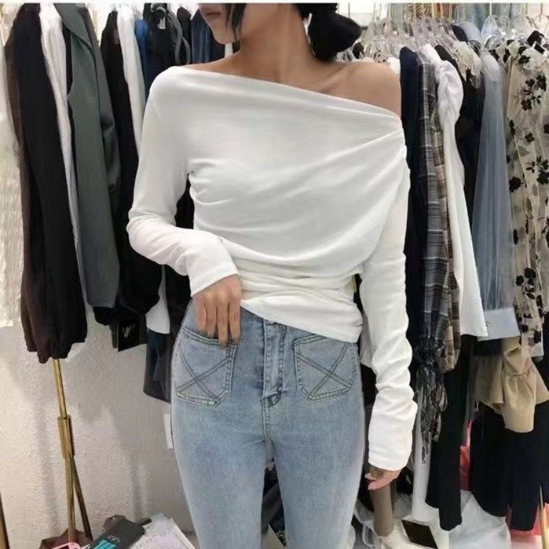 Kaos Wanita Slim Plain 2025 Of - Winter Clothing On Sale Women'S ulasan dan harga