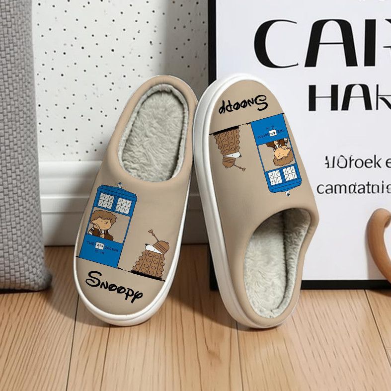 Sandal Katun Kartun Snoopy Pea - Winter Clothing Cute ulasan dan harga