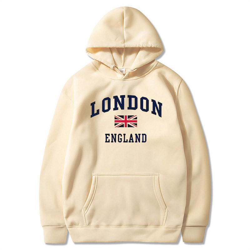 London England Hoodie Pria Swe - Winter Clothing London ulasan dan harga